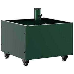 vidaXL Parasolfod Gr&oslash;n 45 x 45 x 45 cm St&aring;l