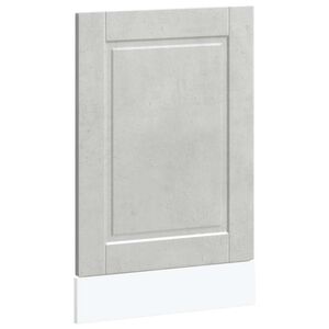 vidaXL l&aring;ge til opvaskemaskine Porto 45x1,5x57 cm betongr&aring;