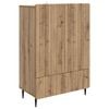 vidaXL Sideboard Artisan-eg 66 x 34,5 x 97 cm Konstrueret tr&aelig;