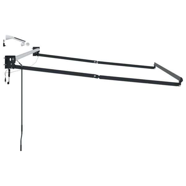 vidaXL Elektrisk Utr&aelig;kkelig Markiseramme Antracit 3,5 x 2,5 m