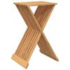 vidaXL foldbar taburet 40x32,5x70 cm massivt teaktr&aelig;