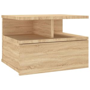 vidaXL v&aelig;gh&aelig;ngt natbord 40x31x27 cm konstrueret tr&aelig; sonoma-eg
