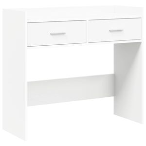 vidaXL Konsolbord Hvid 90 x 35 x 80 cm Konstrueret tr&aelig;