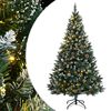 vidaXL kunstigt juletr&aelig; med 300 LED-lys 180 cm
