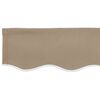 vidaXL Reservedug til markise Beige 430 x 345 cm Polyester