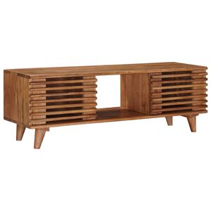 vidaXL TV-skab med opbevaring med d&oslash;r Naturfarvet 105 x 30 x 35 cm