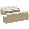 vidaXL Sofa S&aelig;t 9 stk. Beige og creme 55 x 55 x 37 cm polyrattan