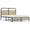 vidaXL sengeramme 140x200 cm uden madras konstrueret tr&aelig; sonoma-eg