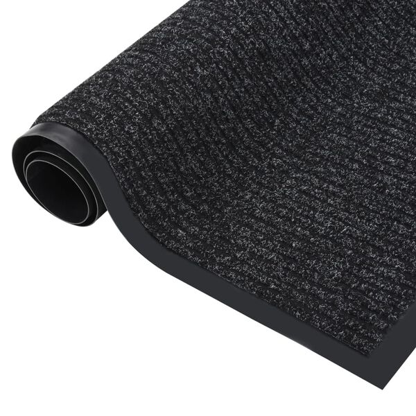 vidaXL dørmåtte 40x60 cm stribet antracitgrå