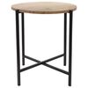 Ambiance endebord 45 cm rundt tr&aelig; og metal