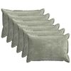 vidaXL Pudebetr&aelig;k 6 stk. HOUTEN Gr&oslash;n 50 x 80 cm Chenille Stof