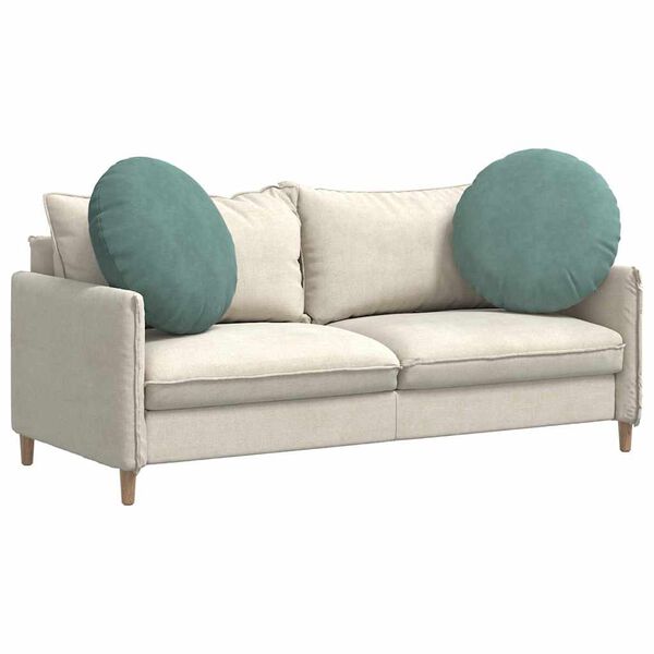 vidaXL S&aelig;depuder 2 pcs Havgr&oslash;n &Oslash; 40 x 13 cm Fl&oslash;jl