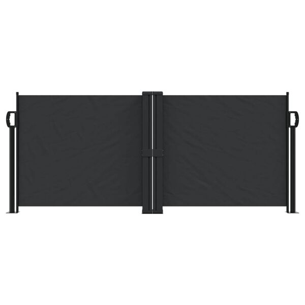 vidaXL sammenrullelig sidemarkise 100 x 1000 cm sort