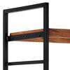 vidaXL bogreol i 4 niveauer 80x30x180 cm massivt akacietr&aelig;