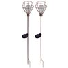 Luxform LED-spydlampe til haven 2 stk. Pentagon