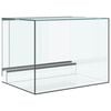 vidaXL Krybdyr og amfibiehabitater Hvid 40 x 30 x 30 cm Glas