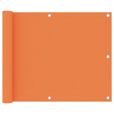 vidaXL altanafskærmning 75x500 cm oxfordstof orange