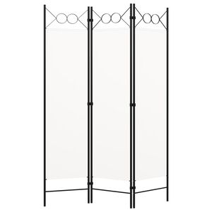 vidaXL 3-panels rumdeler 120x180 cm brun