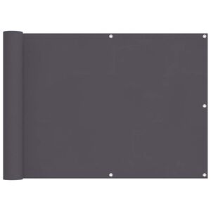 vidaXL balkonafsk&aelig;rmning HDPE 90x600 cm antracitgr&aring;