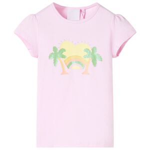 T-shirt til b&oslash;rn str. 116 lyser&oslash;d