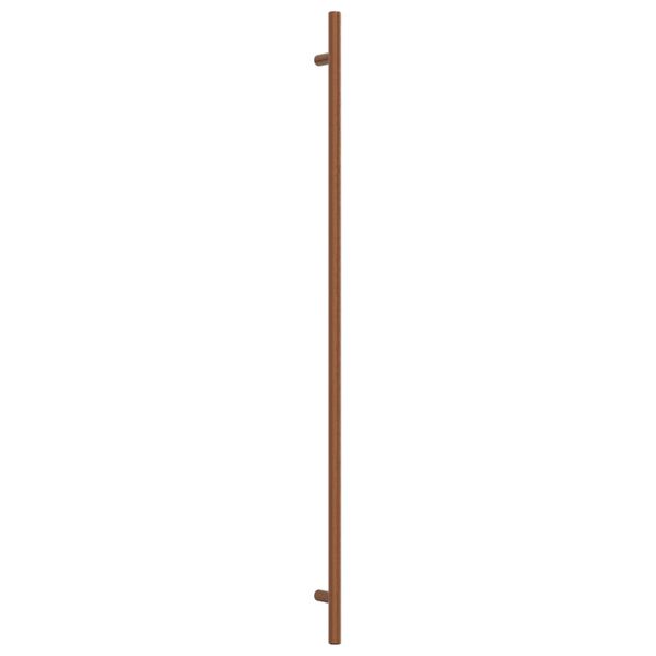vidaXL skabsh&aring;ndtag 10 stk. 480 mm rustfrit st&aring;l bronzefarvet