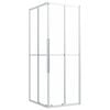 vidaXL brusekabine 90x70x180 cm matteret sikkerhedsglas