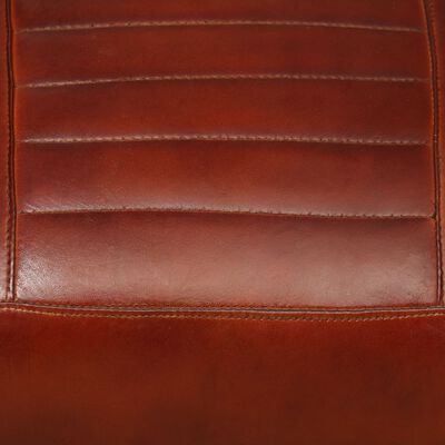 vidaXL loungestol ægte læder brun