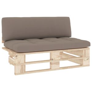 vidaXL midtermodul til pallesofa impr&aelig;gneret fyrretr&aelig;