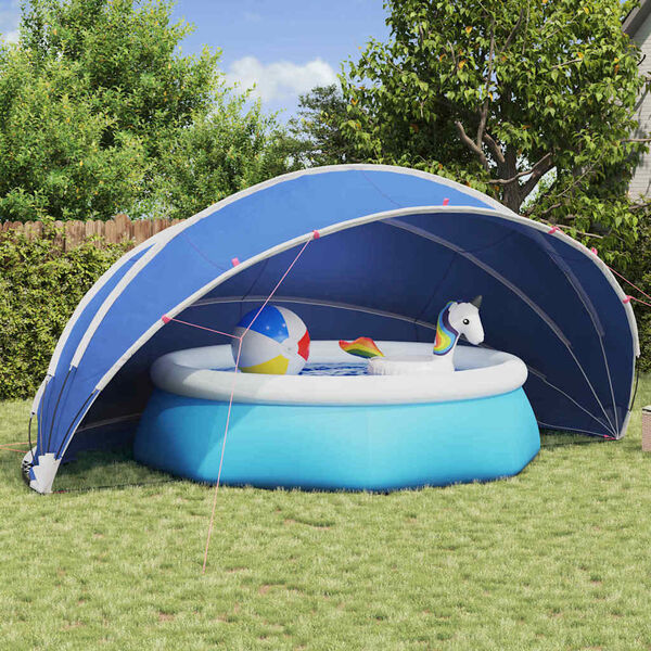 vidaXL Pool Dome Bl&aring; 546 x 516 x 250 cm