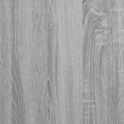 vidaXL sofabord 100x50x45 cm konstrueret træ og metal grå sonoma-eg