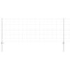 vidaXL Hegn med post S&oslash;lv 0,8 x 25 m St&aring;l