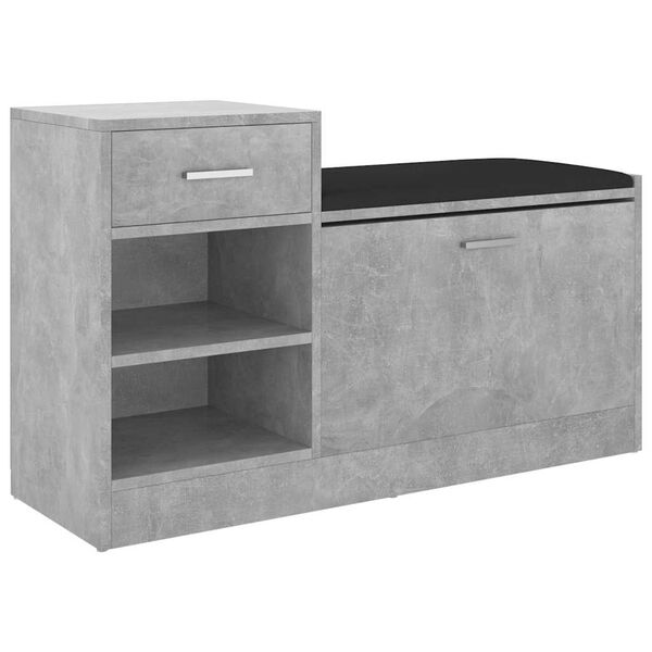 vidaXL skob&aelig;nk 94,5x31x57 cm konstrueret tr&aelig; betongr&aring;