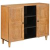 vidaXL Sideboard 90 x 33 x 75 cm Massivt mangotr&aelig;