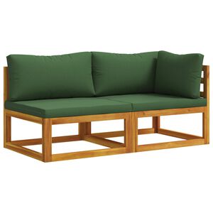 vidaXL Modulopbygget sofas&aelig;t med hynder 2 stk. 2-personers