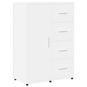 vidaXL skab 60x31x84 cm konstrueret tr&aelig; hvid