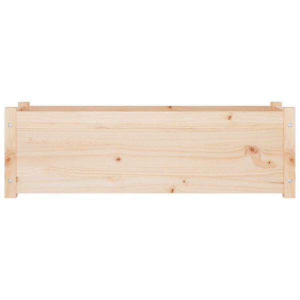 vidaXL plantekasser 2 stk. 100x31x70 cm massivt fyrretræ