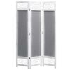 vidaXL 3-panels rumdeler 105 x 165 cm stof gr&aring;