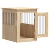 vidaXL hundebur 45x62x59 cm konstrueret træ sonoma-eg