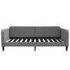 vidaXL daybed 100x200 cm stof m&oslash;rkegr&aring;