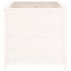 vidaXL plantekasse 82,5x82,5x78 cm massivt fyrretr&aelig; hvid
