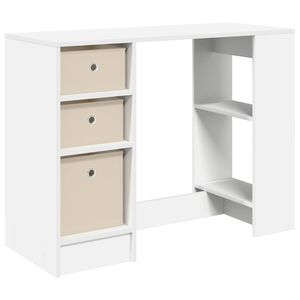 vidaXL Bord Hvid 100 x 40 x 75 cm Konstrueret tr&aelig;