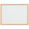 vidaXL magnetisk whiteboardtavle med ramme af massivt fyrretr&aelig; 40x30cm