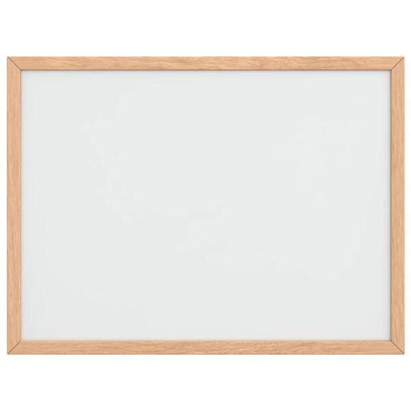 vidaXL magnetisk whiteboardtavle med ramme af massivt fyrretr&aelig; 40x30cm