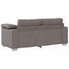 vidaXL Sofa 140cm Gr&aring;brun Stof