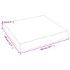 vidaXL bordplade 40x40x(2-6)cm naturlig kant ubehandlet massivt tr&aelig;
