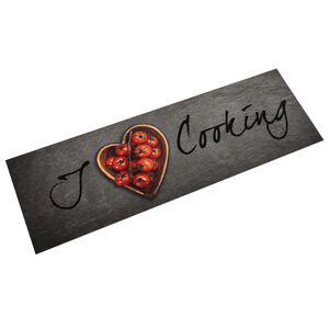 vidaXL k&oslash;kkent&aelig;ppe 45x150 cm Cooking-design vaskbart velour