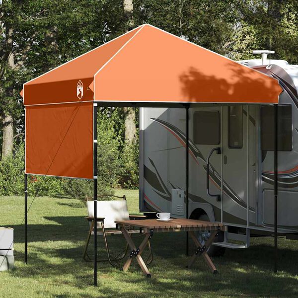 vidaXL Pop-up canopy telt Orange 200 x 200 cm Stof