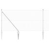 vidaXL Hegnsp&aelig;l S&oslash;lv 50 x 1,4 m (16 x 16 mm net) St&aring;l