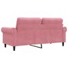 vidaXL 2-personers sofa 140 cm fl&oslash;jl lyser&oslash;d