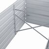 vidaXL forh&oslash;jet plantekasse 320x80x77 cm galvaniseret st&aring;l gr&aring;